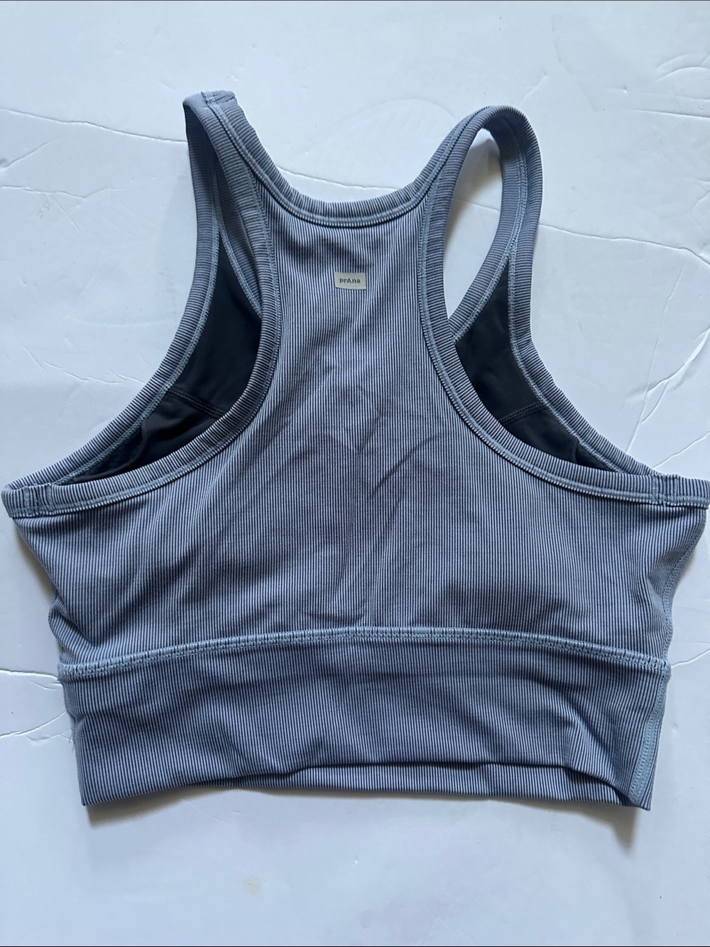 Prana Ribbed Racerback Sports Bra - Picture 3 of 4